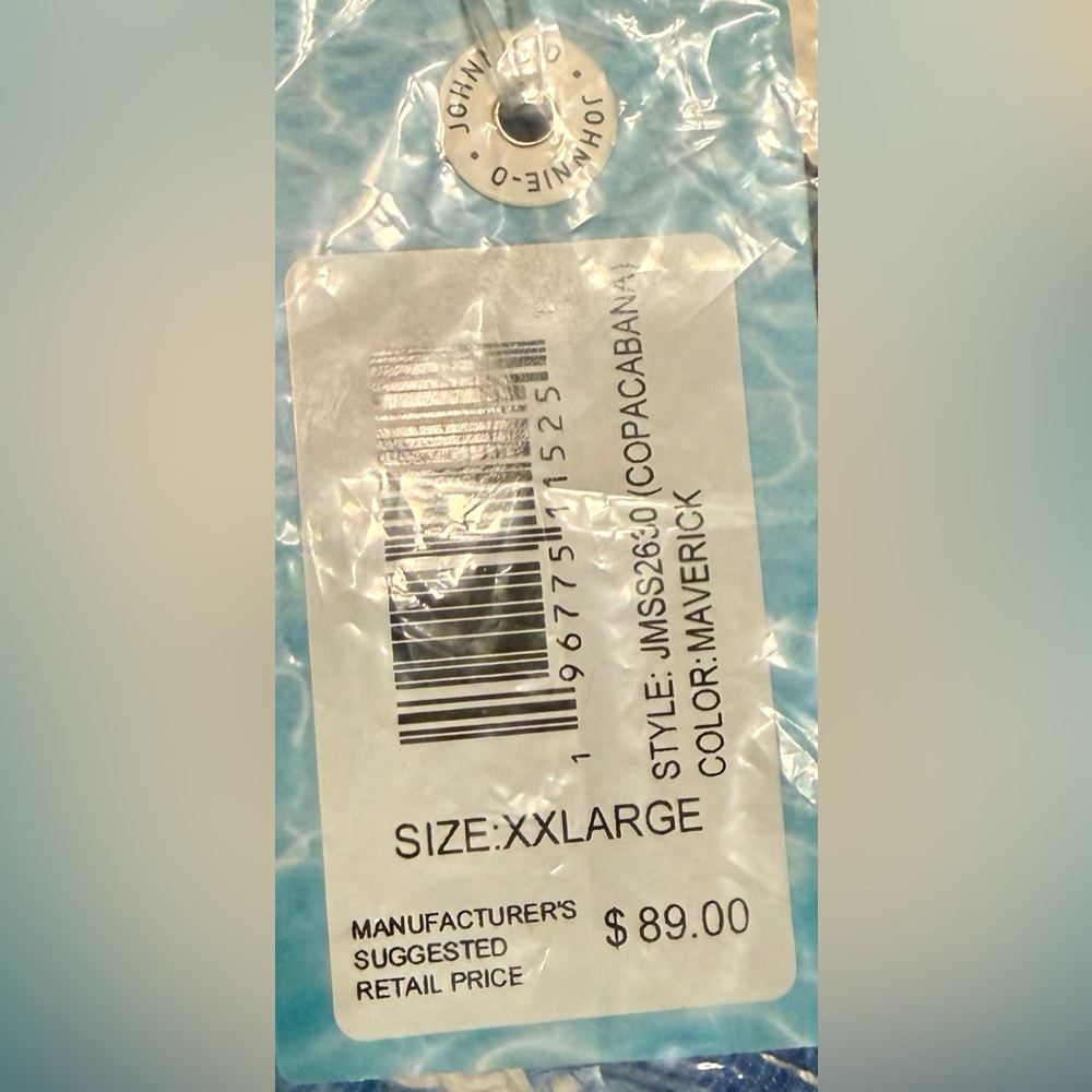 NWT johnnie-O Copacabana swim suit in Maverick print, Sz XXL - Picture 5 of 5